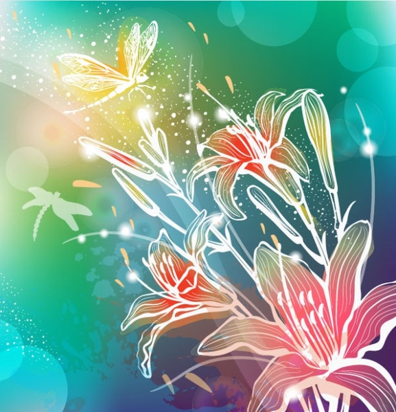 gorgeous pattern background 03 vector