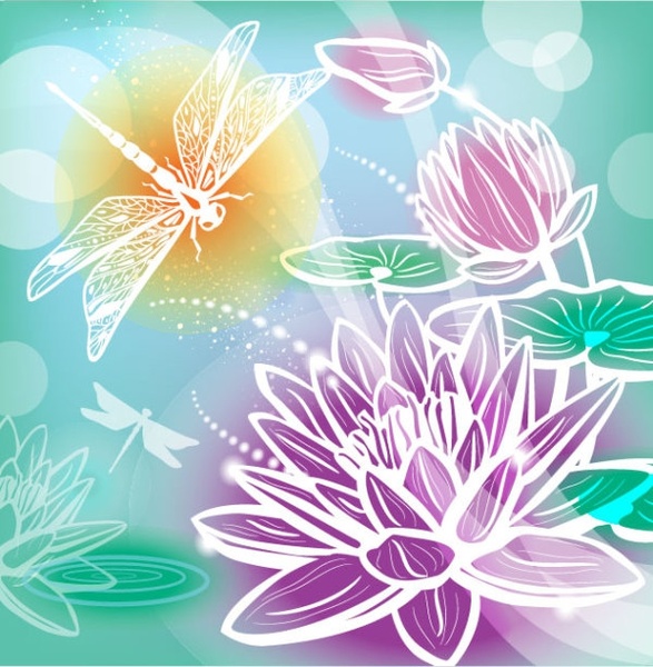 gorgeous pattern background 04 vector