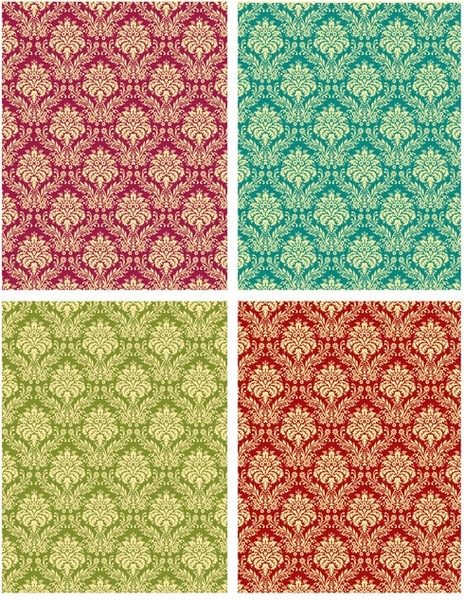 gorgeous shading pattern 02 vector