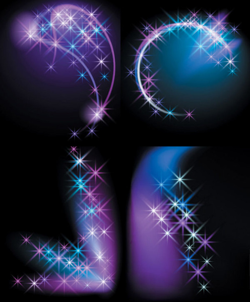 gorgeous star background vector