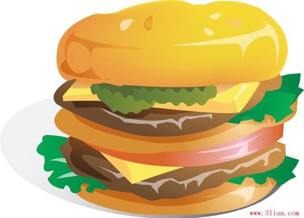 gourmet burgers vector