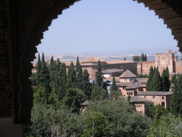 granada spain view from the top of the alhambra