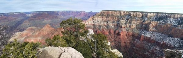 grand canyon south rim panoramic