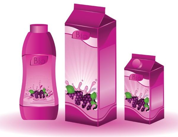 grape juice beverage vector