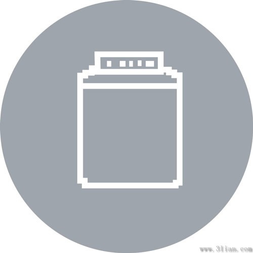 gray background small icon vector