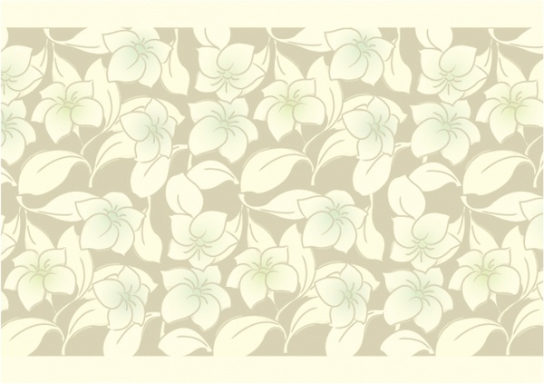 gray shading background vector flowers 