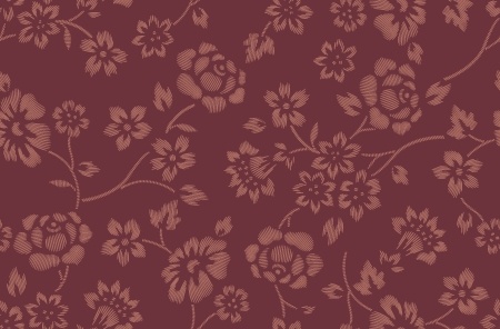 flowers pattern classical dark repeating style