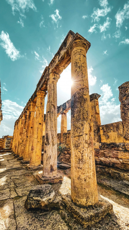 greece ancient architecture picture bright elegance 