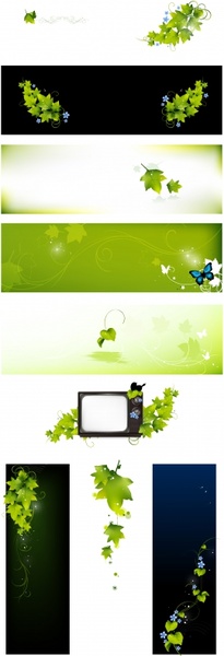 green background butterfly tv vector