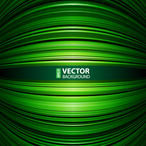 green dynamic lines vector backgrounds 