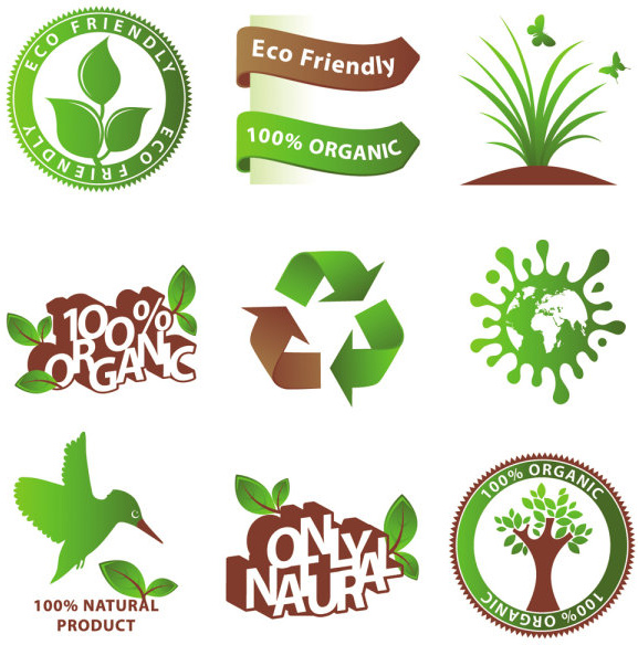 green environmental protection vector icon