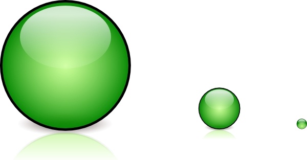 Green Glassbutton With Shadow clip art 