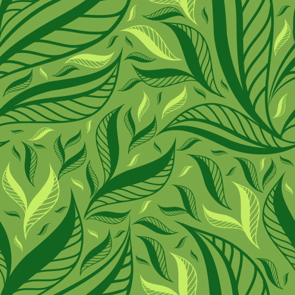 green leaf background vector