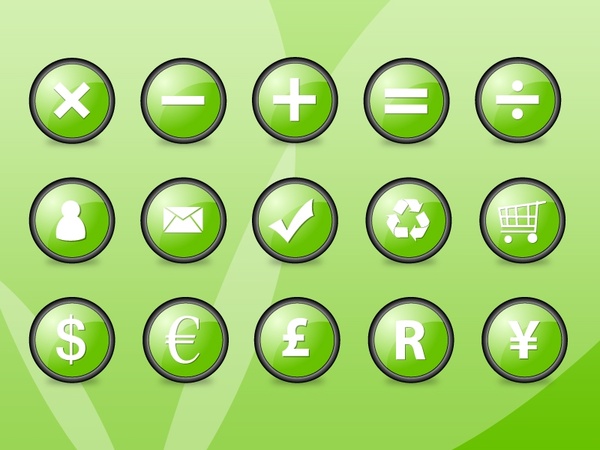 Green Orb Icons
