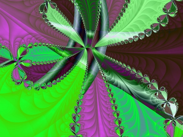 green purple black fractal