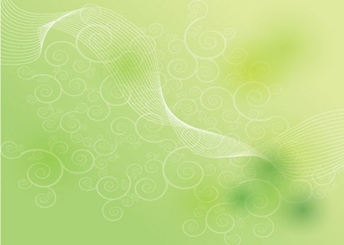 Green Shape Background Vector