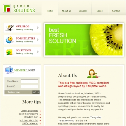 Green Solutions Template 
