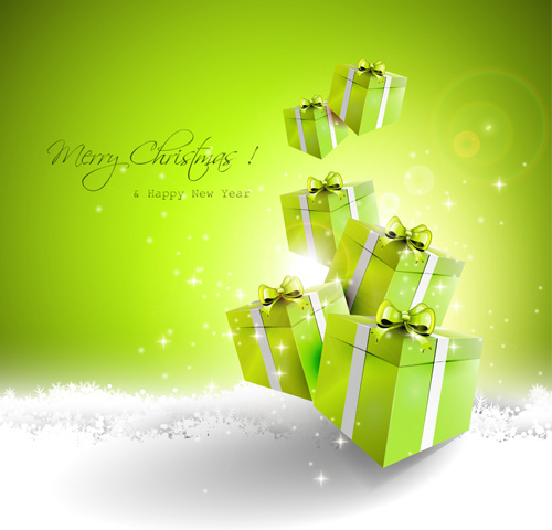 Green style christmas and new year vector background Vectors graphic art  designs in editable .ai .eps .svg .cdr format free and easy download  unlimit id:576961