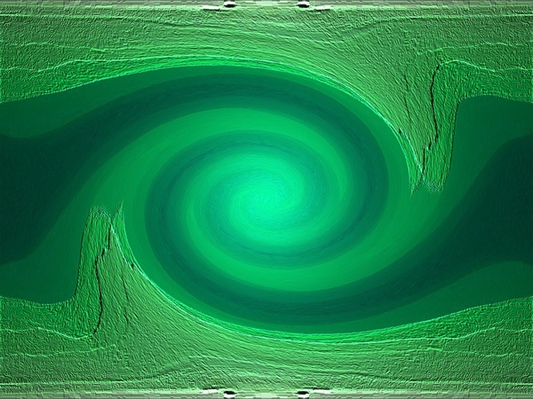 green swirl abstract 
