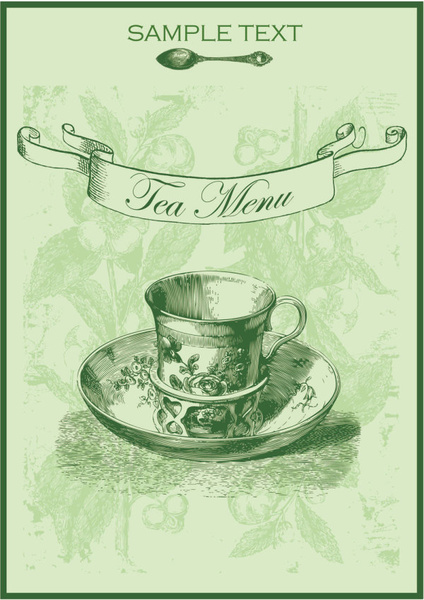 green tea menu