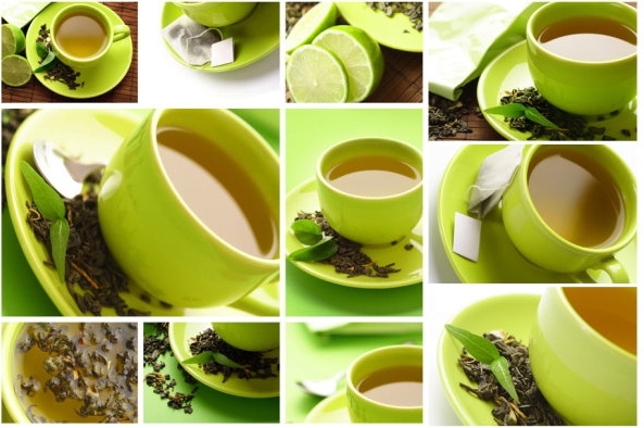 green tea theme of highdefinition picture