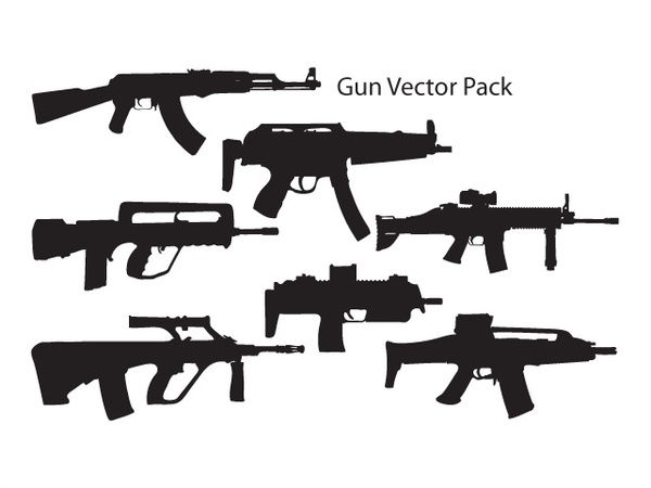 Download Gun Vector Pack Free vector in Adobe Illustrator ai ( .ai ...