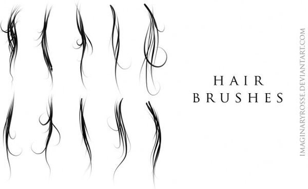Hair png ps brushes free download 33 .abr files