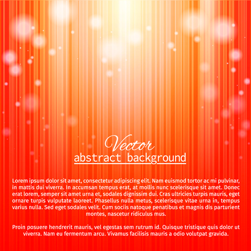 halation red abstract vector background