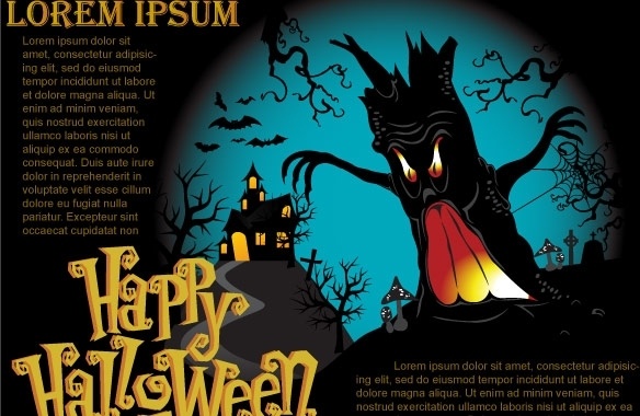 Halloween Vector Poster