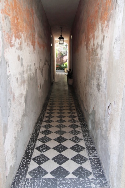 hallway alley corridor