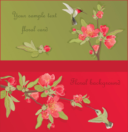 hand drawn flower of stylish card vector