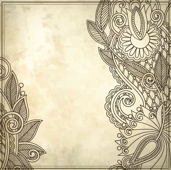 handpainted pattern background 01 vector