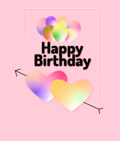 happy birthday greeting card for loved one 