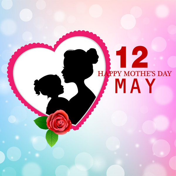 Happy mother day wallpaper vectors free download 12,324 editable .ai .eps  .svg .cdr files