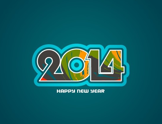 happy new year14 background creative design