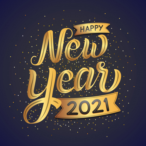 happy new year 2021 design