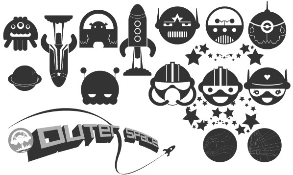 Happy Space Vector Pack