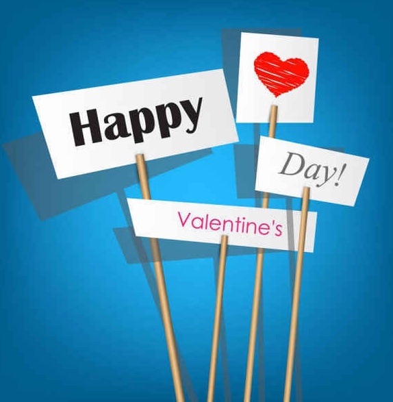 Happy Valentineâ€™s Day Vector Background