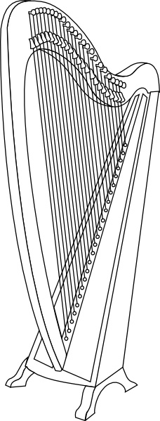 Harp clip art