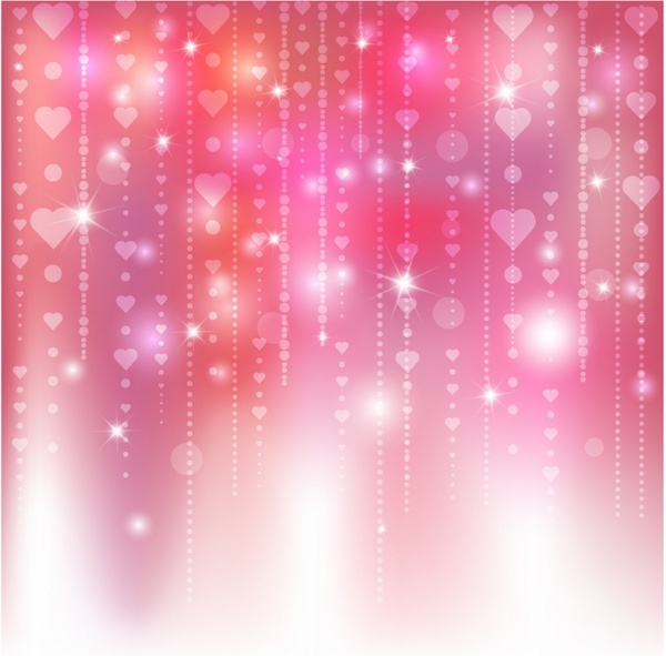 Heart shines background