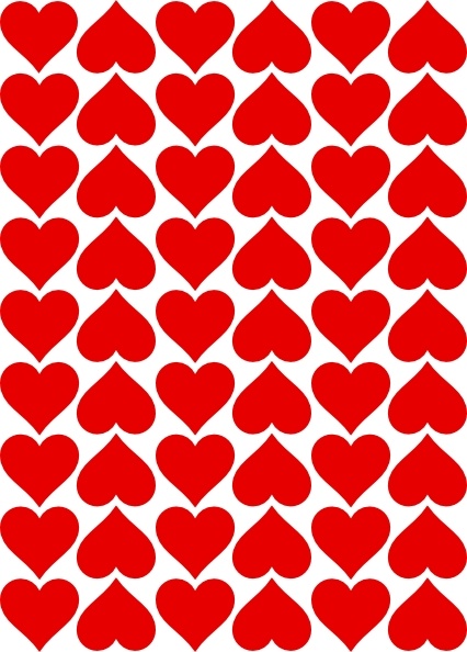 Heart Tiles clip art 