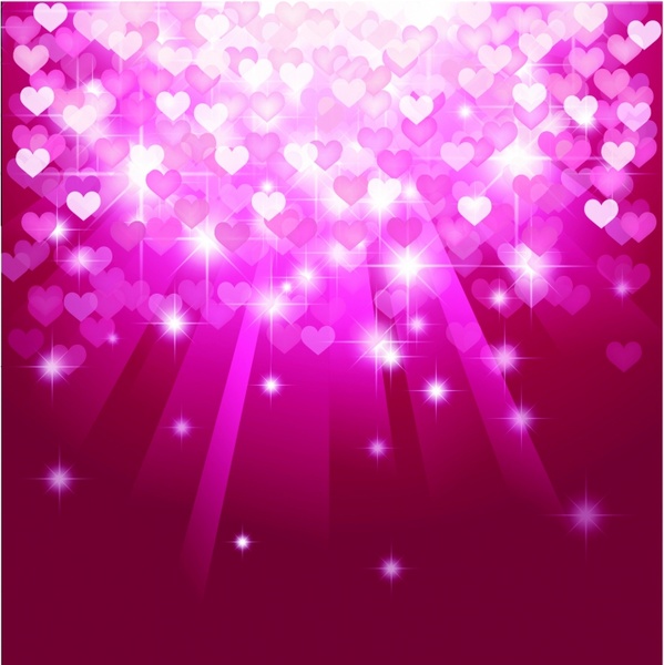 Hearts background 