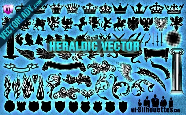 Heraldic Vector Clipart