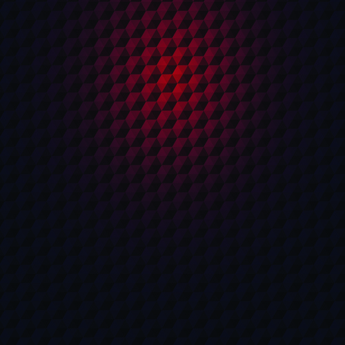 hexagon embossment shiny background vector