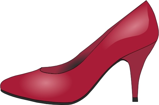 High Heels Red Shoe clip art Free vector in Open office drawing svg ...