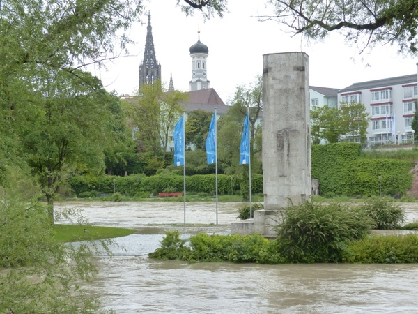 high water danube flooded