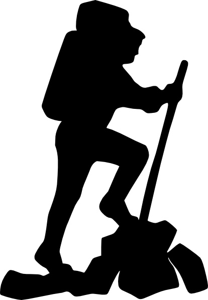 Hiker clip art 