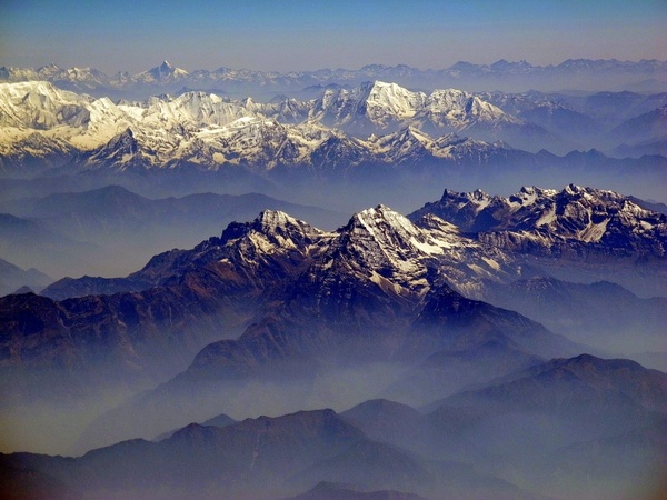 himalayas mountains landscape