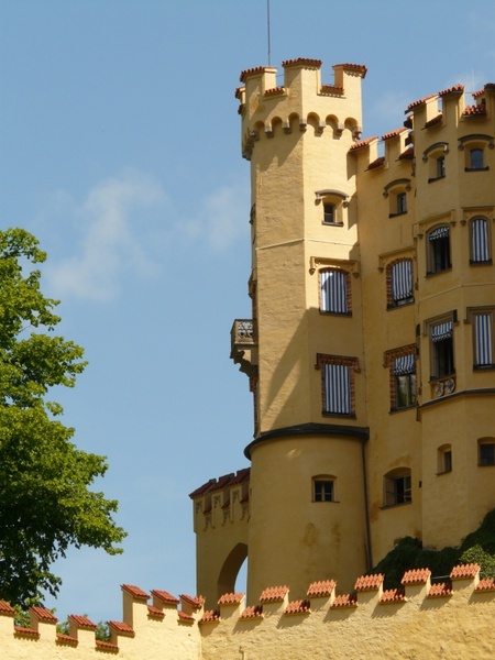 hohenschwangau closed castle 