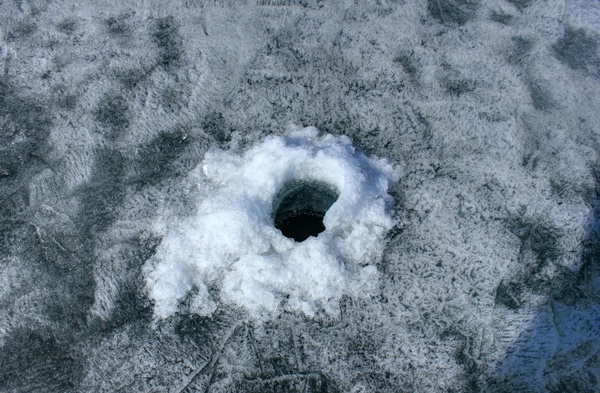 hole in the ice 